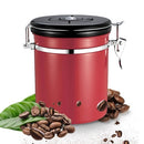 Stainless Steel Airtight Canister Coffee Bean Canister