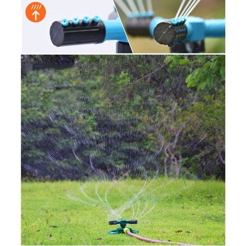 12 Holes Garden Sprinkler Adjustable Angle Rotatable