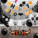 18PCs Halloween Balloons Banner Kit