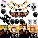 18PCs Halloween Balloons Banner Kit