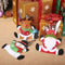 Mini Christmas Cutlery Tableware Holders Mini Santa Silverware Holders Candy Covers