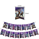 Party Supplies Set Happy Birthday Hanging Gaming Banner