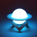 5 Inch 16 Colors LED Night Light 3D Printing Saturn Rechargeable Lamp