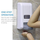 Decdeal 1000mL Wall-mounted Manual Soap Dispenser