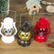 Warm Light Storm Lantern Christmas Pattern Small Led Lamp Decoration Xmas Pendant