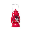 Warm Light Storm Lantern Christmas Pattern Small Led Lamp Decoration Xmas Pendant