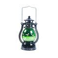 Warm Light Storm Lantern Halloween Pattern Small Led Lamp Decoration Halloween Pendant