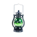 Warm Light Storm Lantern Halloween Pattern Small Led Lamp Decoration Halloween Pendant