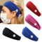 Colorful Headband with Buttons for Face Mask