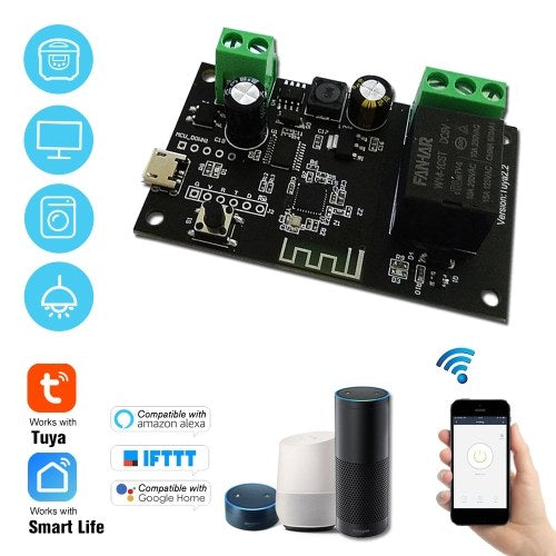 Tuya DC5V 12V 24V 32V WiFi Switch Wireless Relay Module