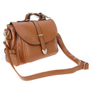 Fashion Retro Women's Messenger Bag Totes Satchel Shoulder Bag Handbag Baguette Brown