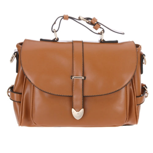 Fashion Retro Women's Messenger Bag Totes Satchel Shoulder Bag Handbag Baguette Brown