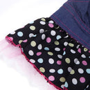 Fashion Pet Dog Clothes Jean Skirt Dress Lovely Lace Heart Apparel Costume