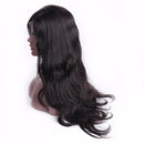 HCDiva Full Lace Human Long Hair Wigs - Black