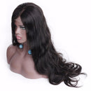 HCDiva Full Lace Human Long Hair Wigs - Black