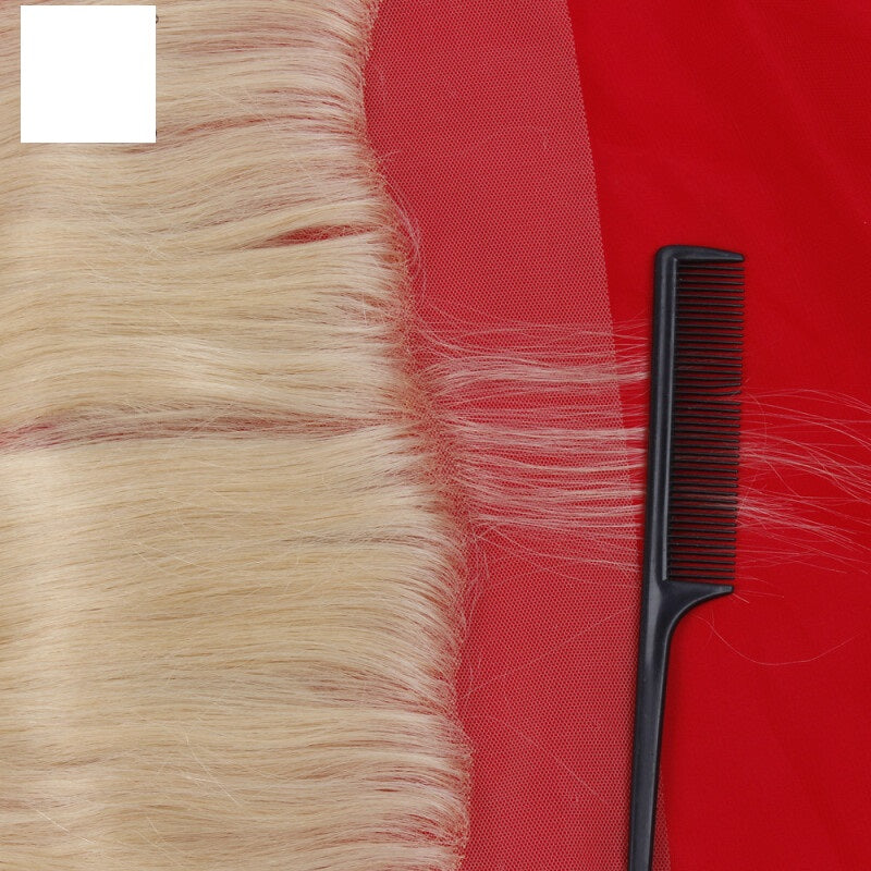 Pre-Plucked Hair Brazilian Straight Wig - Blonde