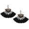 Handmade Premium Tassel Earrings - Black