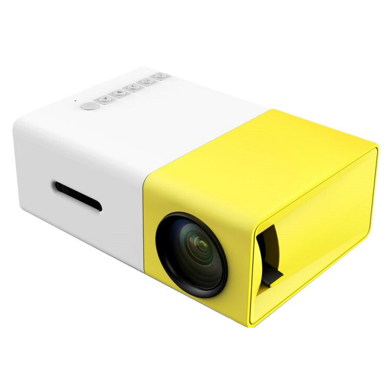 Hd 1080p Mini Portable Video Projector - Yellow