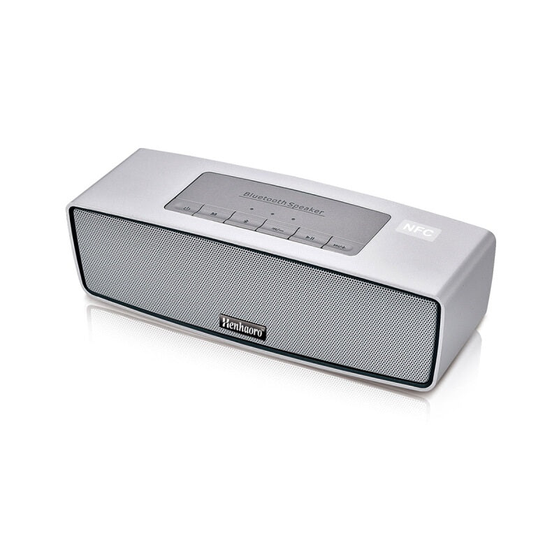 Henhaoro NFC Premium Bluetooth Speaker - Silver