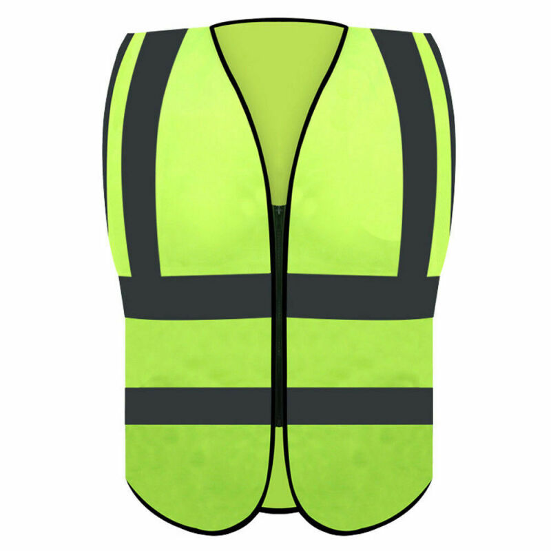 Hi-Vis Safety High Quality Reflective Security Vest - Green