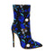 High Heel Long Boots - Dark Blue