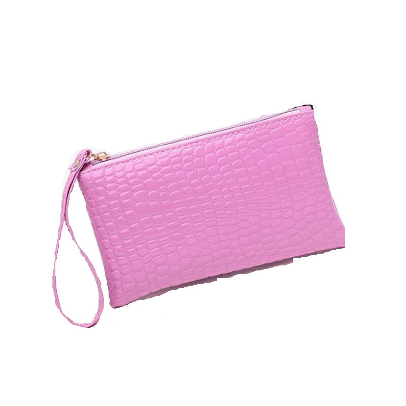 High Quality Crocodile Lines Hand Bag - Pink