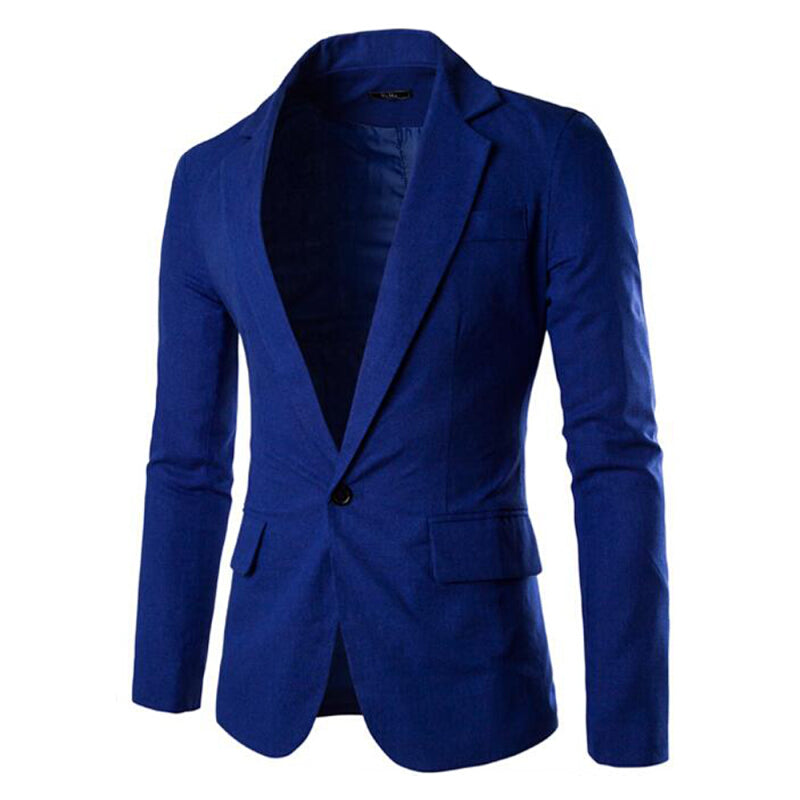 High Quality England Stylish Men Casual Jacket - Blue