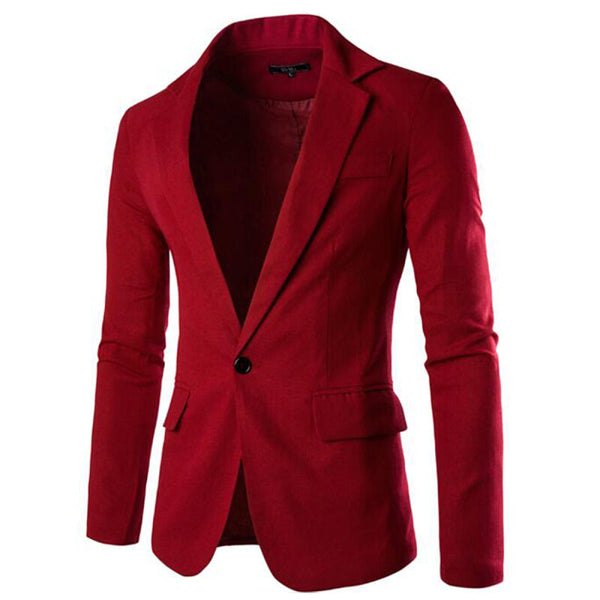 High Quality England Stylish Men Casual Jacket - Red