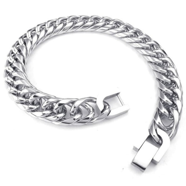 Hpolw Premium Stainless Steel Bracelet - Silver