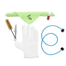 Brasswind Instrument Trumpet Trombone Tuba Horn Cleaning Set Kit Tool with Cleaning Cloth Brush Gloves