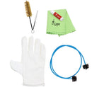 Brasswind Instrument Trumpet Trombone Tuba Horn Cleaning Set Kit Tool with Cleaning Cloth Brush Gloves