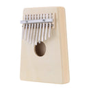 10 Key Mbira Finger Thumb Music Piano Hollow Pine Education Toy Musical Instrument for Music Lover and   Beginner