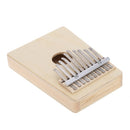 10 Key Mbira Finger Thumb Music Piano Hollow Pine Education Toy Musical Instrument for Music Lover and   Beginner