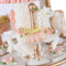 Laxury Windup 3-horse Carousel Music Box Creative Artware Gift