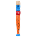 Wooden Piccolo Flute Sound Musical Instrument Early Education Toy Gift for Baby Kid Child