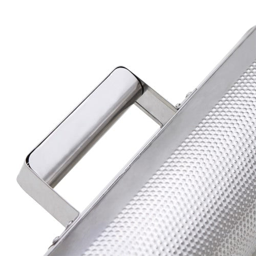 Stainless Steel Guiro 12" * 4" Percussion Instrument Musical Training Tool with Scraper