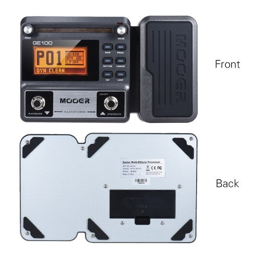 دواسة تأثير المعالج متعددة التأثيرات للجيتار من MOOER GE100