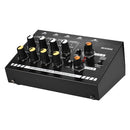 Compact Size 8-Channels Mono/Stereo Audio Sound Line Mixer with Power Adapter