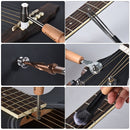 11 Pieces Guitar Repairing Maintenance Cleaning Kits Convenient Repair Tool Set for Guitar Ukulele Bass Banjo Violin