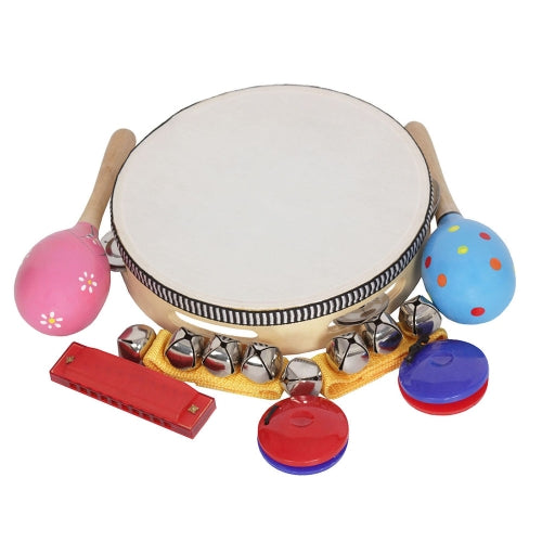 8pcs/set Musical Toys Percussion Instruments Band Rhythm Kit for Kids Children Toddlers