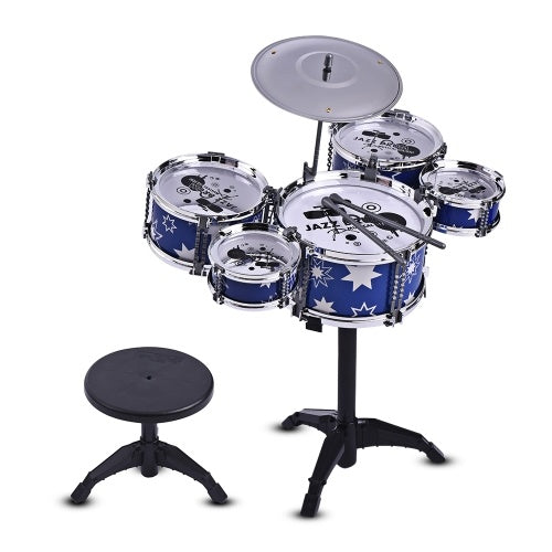 Children Kids Jazz Drum Set Kit Musical Educational Instrument Toy