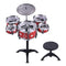 Children Kids Jazz Drum Set Kit Musical Educational Instrument Toy