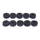 10pcs Cymbal Felts Crash Cymbal Clutch Felt Drum Set Cymbal Stand Felt Washer Medium Size Gray