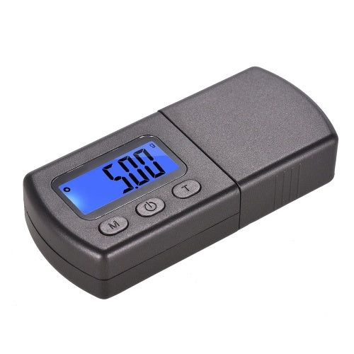 Mini Turntable Phono LP Stylus Force Scale Gauge ±0.01g Accuracy LCD Display with One 5g Weight Storage Bag