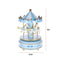 Merry-Go-Round Carousel Music Box Classical Melody Birthday Christmas Festival Musical Gift for Children Kids