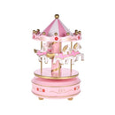 Merry-Go-Round Carousel Music Box Classical Melody Birthday Christmas Festival Musical Gift for Children Kids