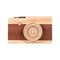 Wooden Music Box Retro Camera Design Classical Melody Birthday Christmas Festival Musical Gifts Home Office Decoration Crafts