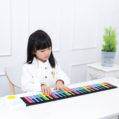 49 Key Speaker Hand Roll Up Piano