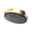 8" Hand Held Tambourine Drum Bell with Metal Jingles Percussion Musical Educational Instrument for KTV Party Kids Games