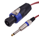 1/4 Inch Audio Connecting Cord to NL4FC Male to Male Connector